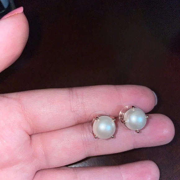 Kate Spade Pearl Gumdrop Studs - Picture 3 of 5